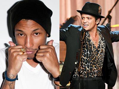 Pharrell Williams akan Gabung dengan Bruno Mars di 'The Moonshine Jungle Tour 2014'!